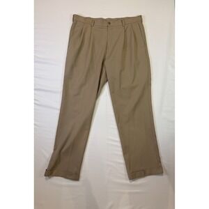 Golf Pro Tour Men's 38x32 Khaki Performance Stretch Pants Lightweight